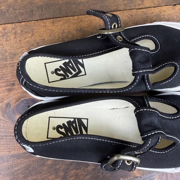 Vans Mary Jane Style 93 Shoes Sneakers Black Canvas Women's 8 Men's 6.5 Grunge - Picture 8 of 9